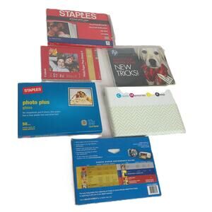 Staples Canon HP Konica Photo Print Paper Assorted Set of 7